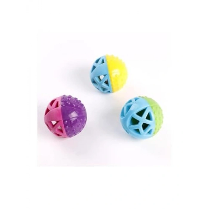 Diş Kaşıyıcılı Köpek Oyun Topu - 7 cm