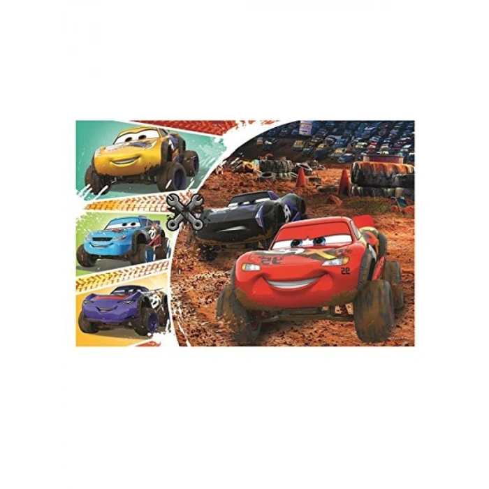Disney Cars 60 Parça Yapboz - 4 Yaş ve Üzeri