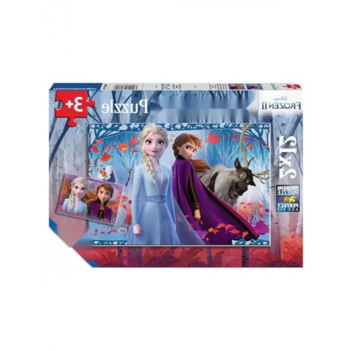 Disney Frozen Temalı 2x12 Parça Puzzle Seti