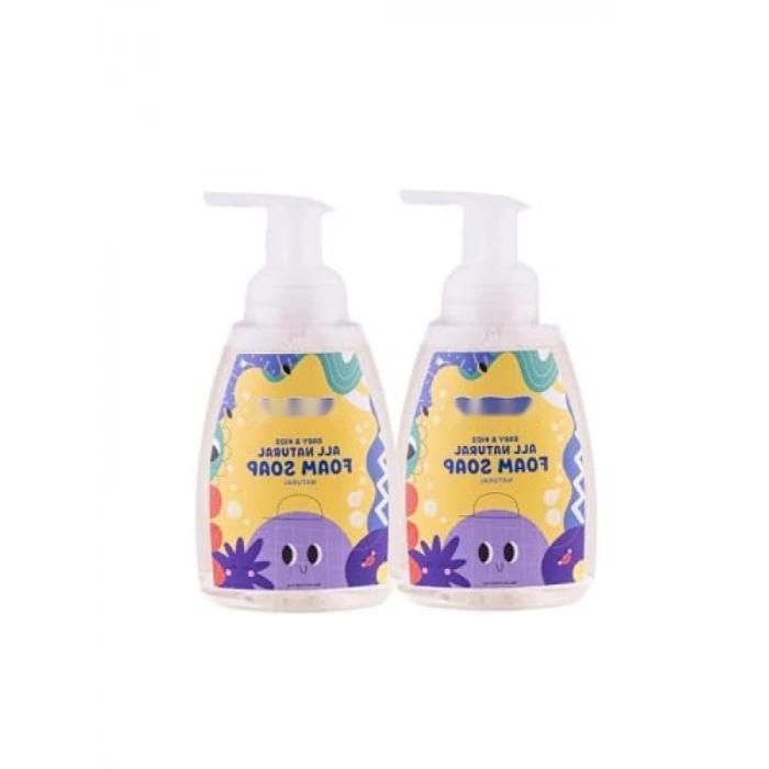 Doğal Aromasız Köpük Sabun Seti - 2li, 350 ml