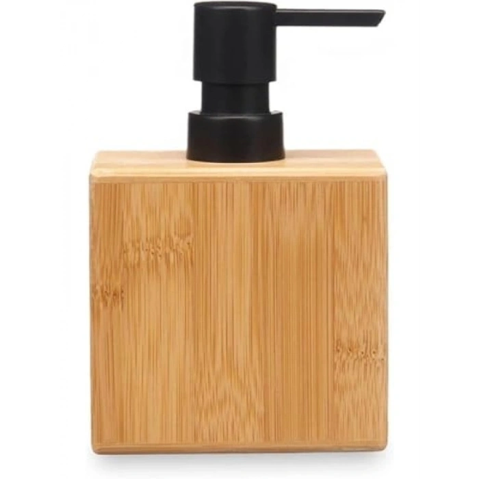 Doğal Bambu Sıvı Sabunluk, Ekolojik Tasarım, Banyo ve Mutfak İçin, 300 ml Kapasite