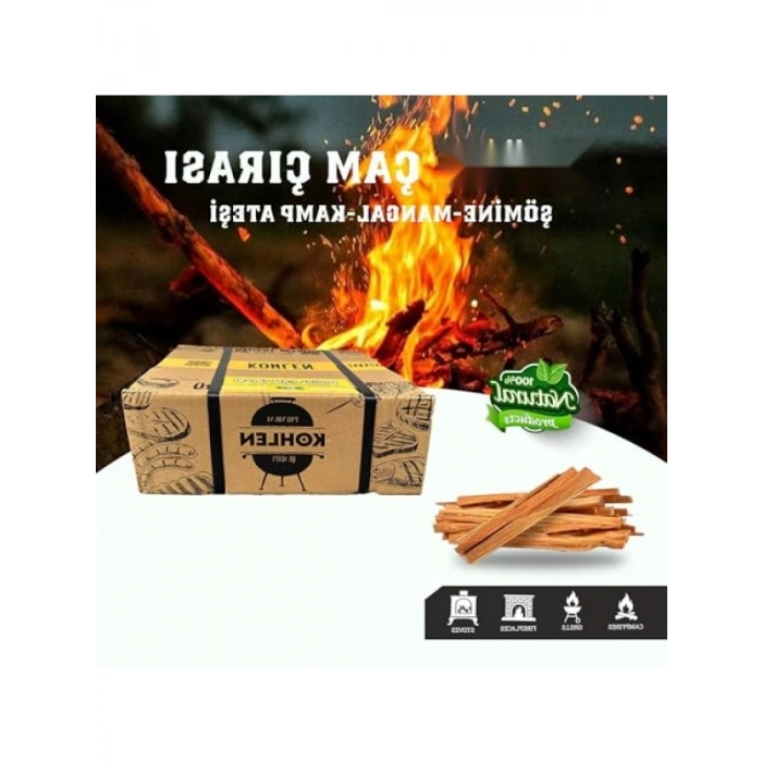 Doğal Çam Çırası - Hızlı Tutuşturucu Çubuklar, 2KG