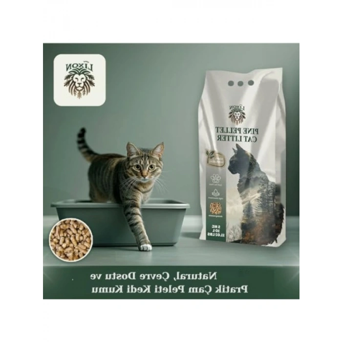 Doğal Çam Peleti Kedi Kumu, 5 kg (10L)