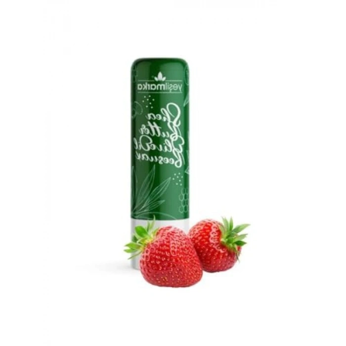 Doğal Çilek Aromalı Dudak Balmı