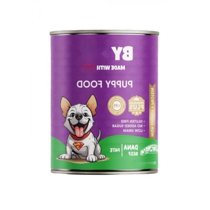 Doğal Dana Etli Yavru Köpek Maması 400 Gram Konserve