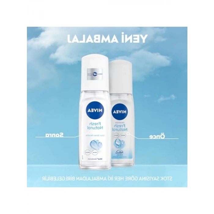 Doğal Ferahlık Veren Kadın Deodorant Sprey - 75ml