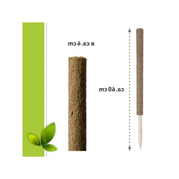Doğal Hindistan Cevizi Lifinden Tırmanma Çubuğu - 60 cm