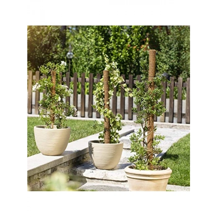 Doğal Hindistan Cevizi Lifinden Tırmanma Çubuğu - 60 cm