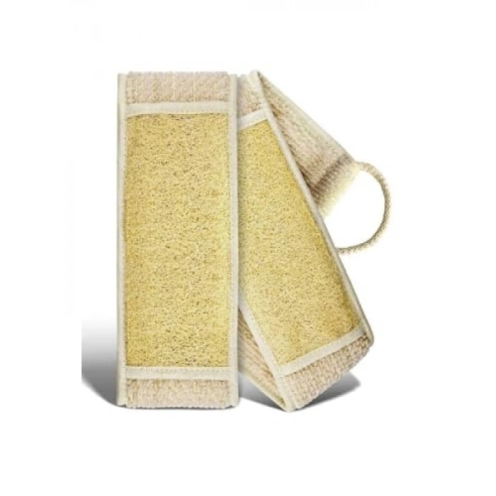 Doğal Kabak Lifi Sırt Kesesi - Çift Taraflı Peeling, 70x11 cm