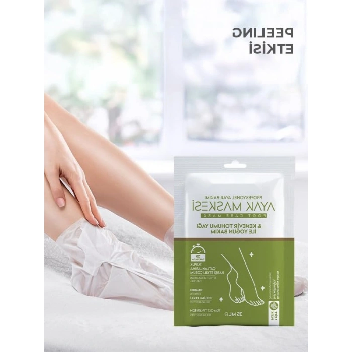 Doğal Kil ve Kenevir Yağı İçeren Ayak Maskesi (35 ml)