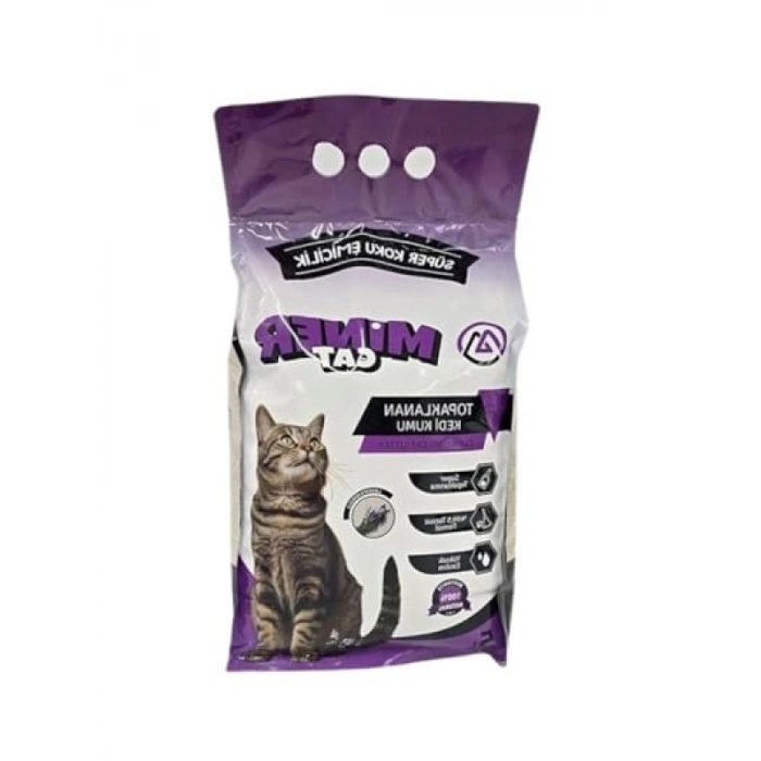 Doğal Lavanta Kokulu 5 Lt Kedi Kumu