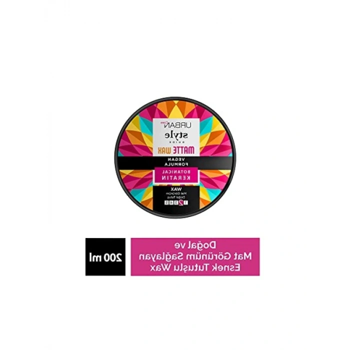 Doğal Mat Görünüm Sağlayan Esnek Tutuşlu Wax - 100 ml - Vegan