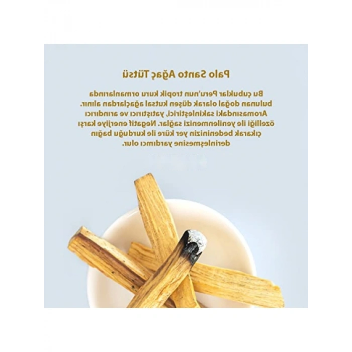 Doğal Palo Santo Tütsü, Sertifikalı ve Yüksek Reçineli