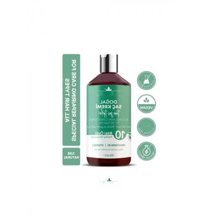 Doğal Saç Kremi - Tüm Saç Tipleri İçin, 250 ml