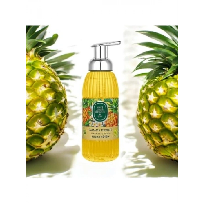 Doğal Zeytinyağlı 500 ml Köpük Sabun - Hawaii Ananas