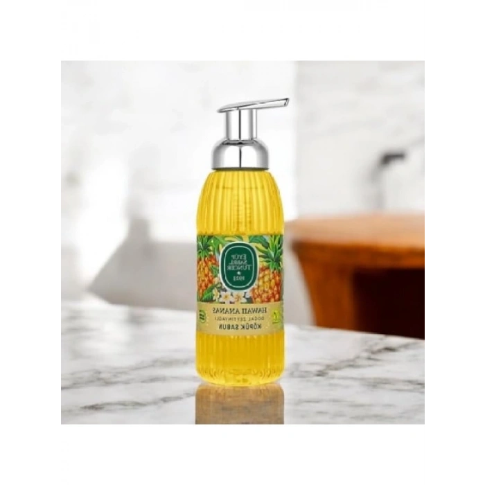 Doğal Zeytinyağlı 500 ml Köpük Sabun - Hawaii Ananas