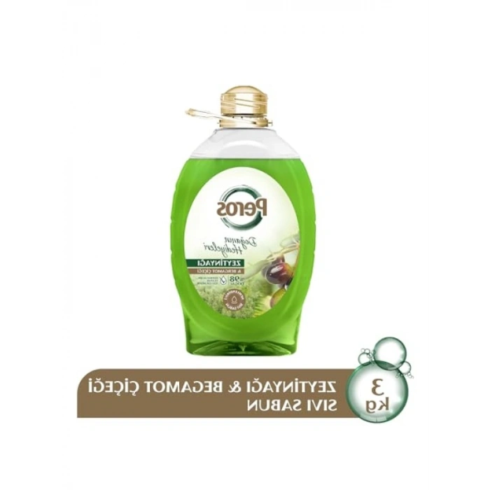 Doğal Zeytinyağlı & Bergamot Çiçeği Sıvı Sabun 3000 G