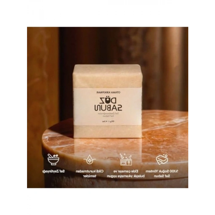 Doğal Zeytinyağlı Düz Sabun 130 gr