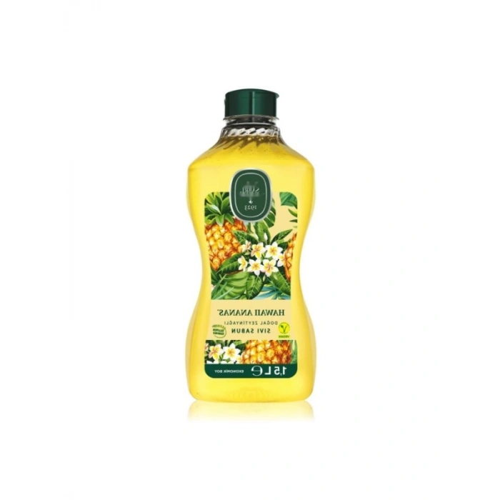 Doğal Zeytinyağlı Hawaii Ananas Sıvı Sabun - 1.5 L