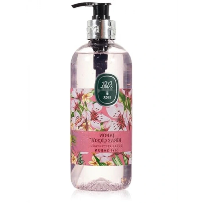 Doğal Zeytinyağlı Sıvı Sabun, Japon Kiraz Çiçeği, 500 ml