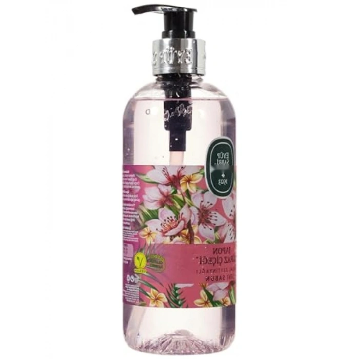 Doğal Zeytinyağlı Sıvı Sabun, Japon Kiraz Çiçeği, 500 ml