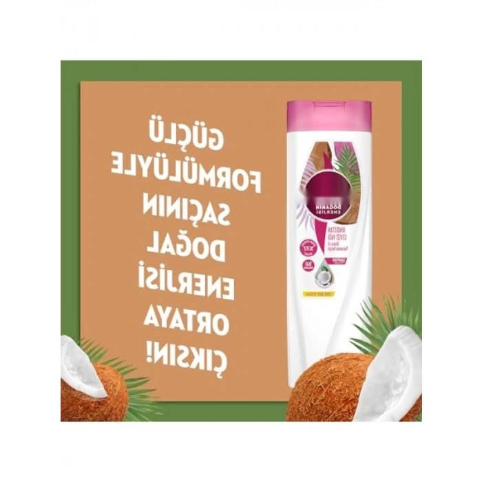 Doğanın Enerjisi Saç Bakım Şampuanı (Hindistan Cevizi Yağı, 400 ml)