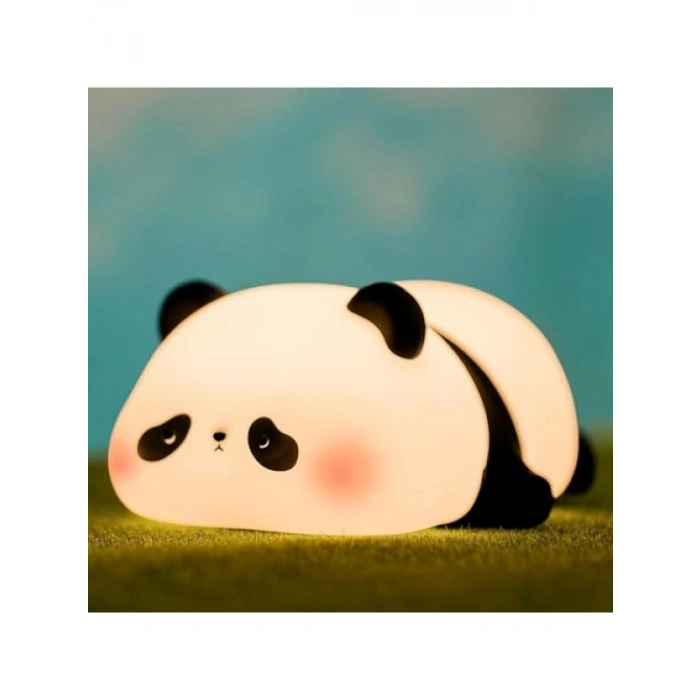 Dokunmatik Silikon Panda Gece Lambası - 8 Renk Seçeneği