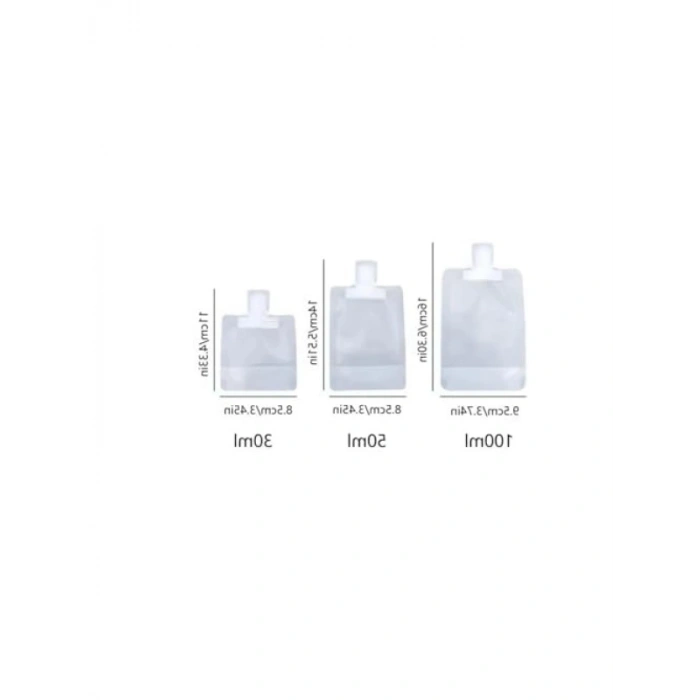 Doldurulabilir Seyahat Şişeleri Seti - 30ml/50ml/100ml