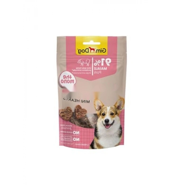 Domuz Etli Köpek Ödül Atıştırmalığı - Mini Hearts, 70 gr