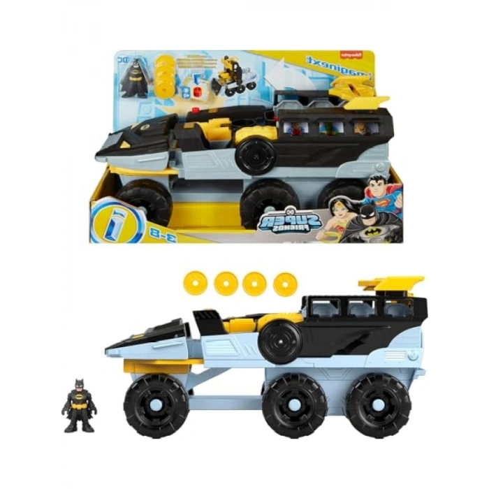 Dönüşebilen 43 cm Bat-Tank™ Oyun Aracı ve Batman Figürü, Işık ve Ses Efektli