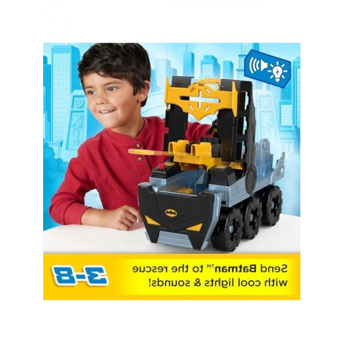 Dönüşebilen 43 cm Bat-Tank™ Oyun Aracı ve Batman Figürü, Işık ve Ses Efektli