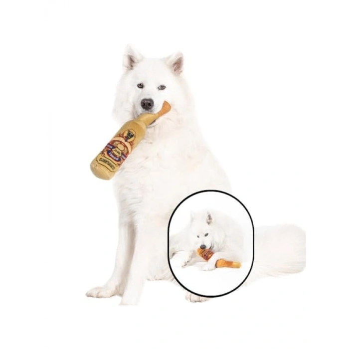 Dörtlü Köpek Oyuncak Seti - Halat, Top, Peluş ve Kemik