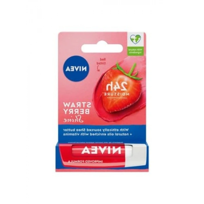 Dudak Bakım Kremi & Parlatıcı, 4.8 GR - Çilek Aromalı