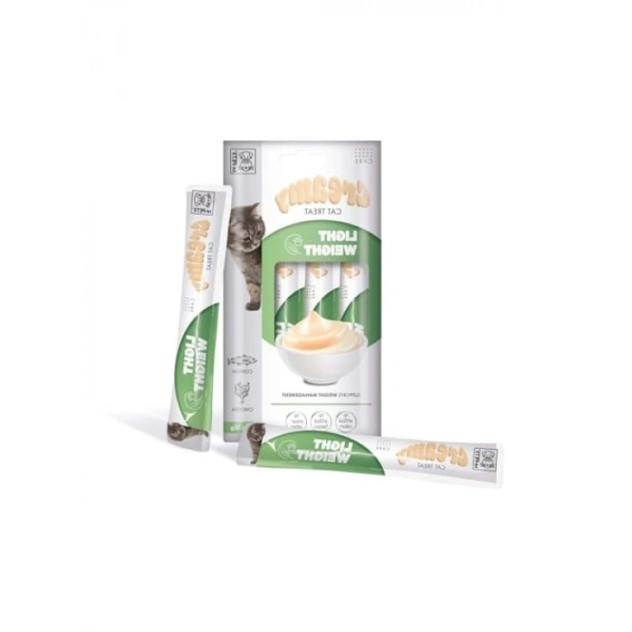 Düşük Kalorili Krema Kedi Ödülü, 4x15 gr (2 Paket)