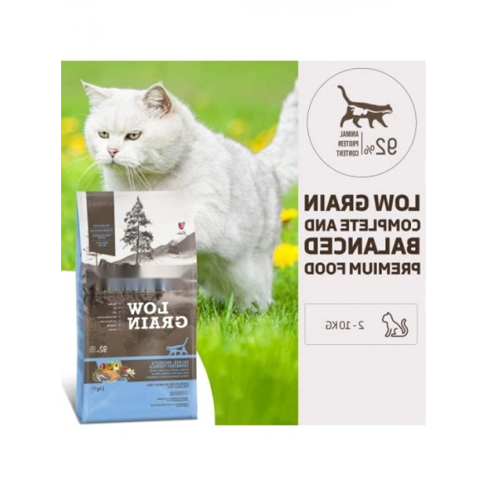 Düşük Tahıllı Somon ve Yaban Mersinli Kedi Maması 2kg