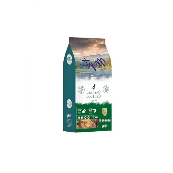 Düşük Tahıllı Yetişkin Kedi Maması - Somonlu 15 kg