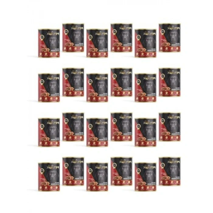 Düşük Tahıllı Yetişkin Sığır Etli Konserve Köpek Maması 415 GR