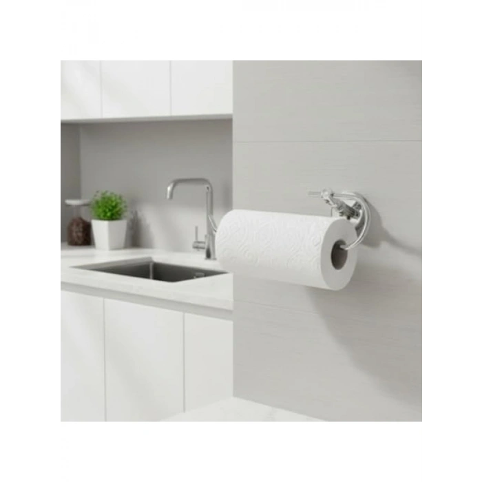 Duvara Monte Krom Kağıt Havluluk - 26 cm