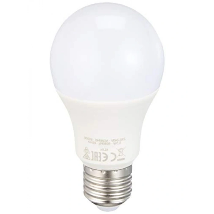 E27 Duy Beyaz Işık LED Ampül, 5.5W 470 Lümen