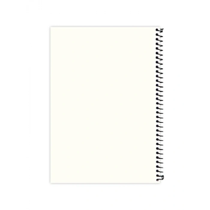 Eco Kraft Sert Kapaklı, Spiralli Defter, 200 Sayfa