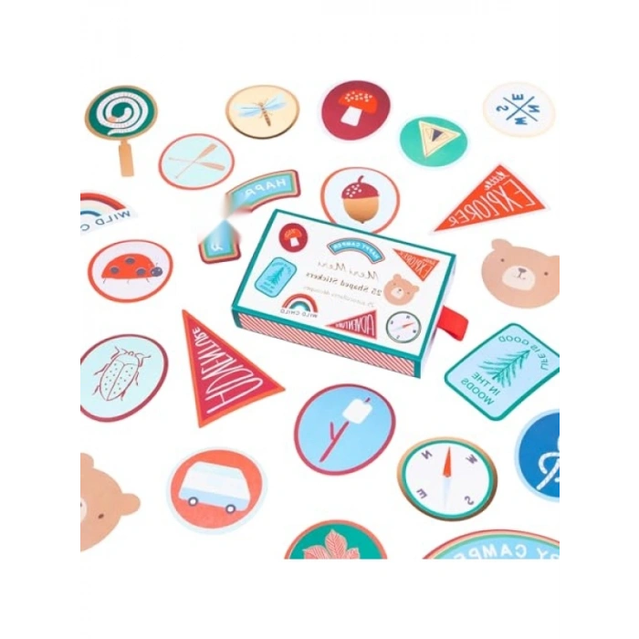 Eğlenceli Die-Cut Sticker Seti - 25 Adet