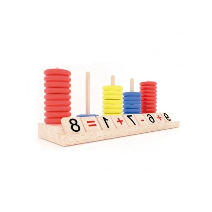 Eğlenceli Matematik Oyunu - Ahşap Tasarım