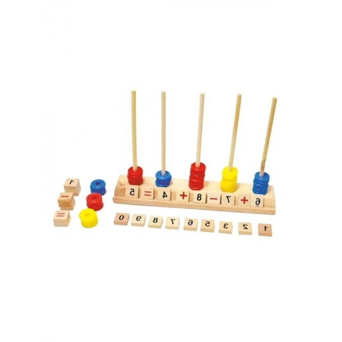 Eğlenceli Matematik Oyunu - Ahşap Tasarım