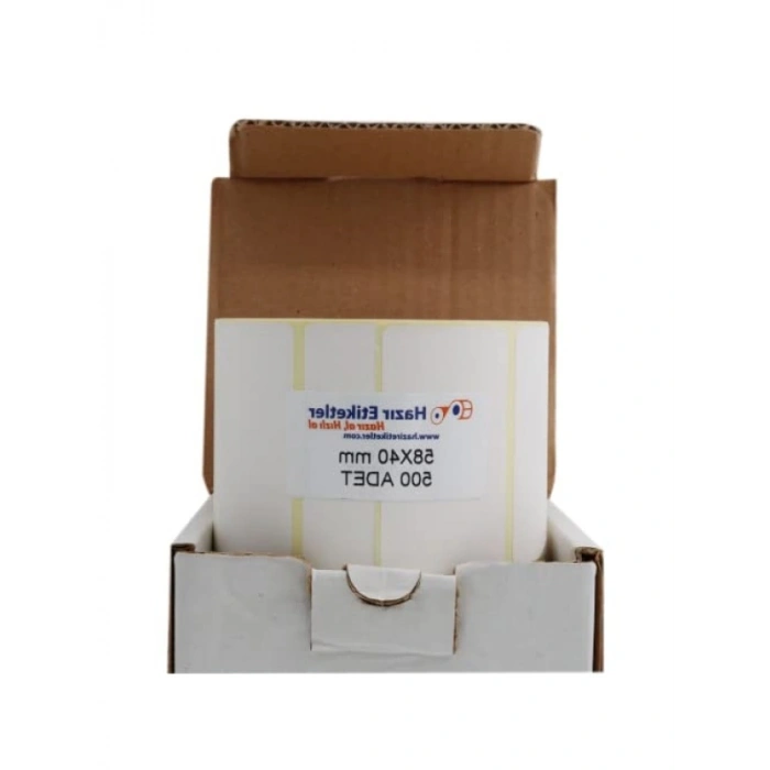 Eko Termal Terazi Etiketi - 58mm x 40mm - 500 Adet Ruloda
