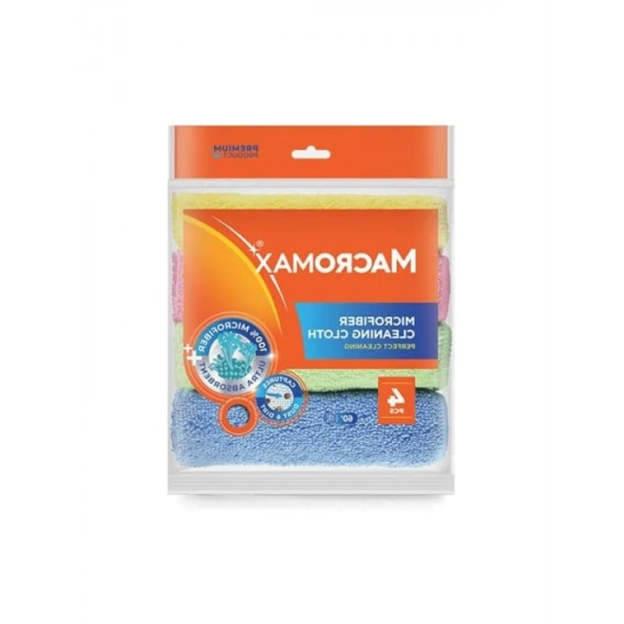 Ekonomik 4lü Mikrofiber Temizlik Bezi Seti