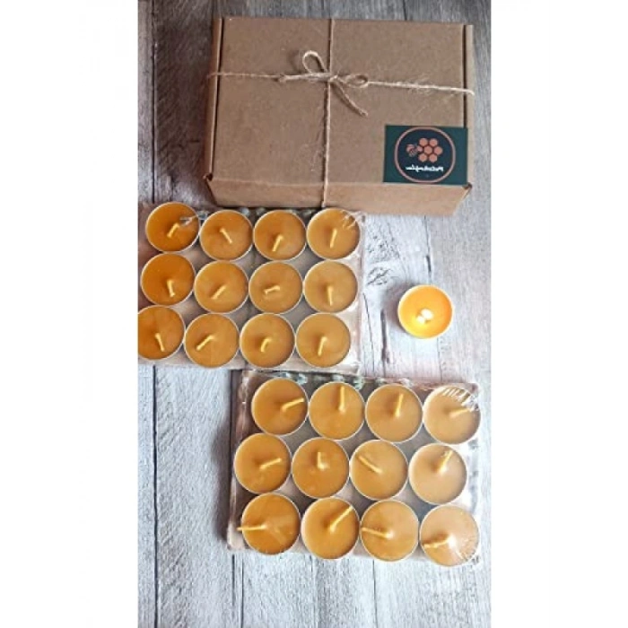 Ekonomik Boy Balmumu Tealight Mum - 24 Adet