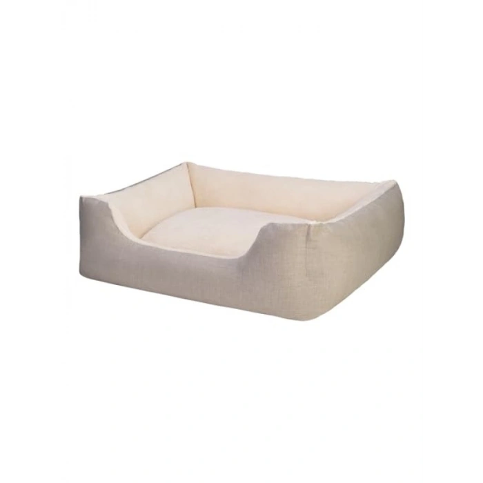 Ekru Renkli Büyük Köpek Yatağı 85x105 cm