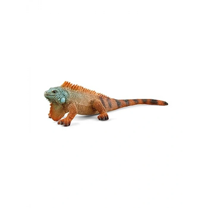 El Boyaması İguana Figürü - Detaylı ve Otantik Tasarım