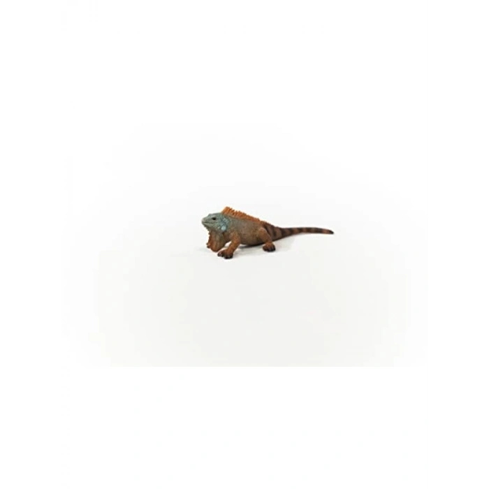 El Boyaması İguana Figürü - Detaylı ve Otantik Tasarım