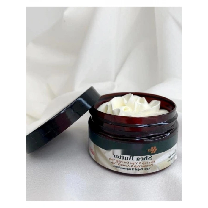 El Yapımı %100 Doğal Shea Yağı ve Vişne Çekirdeği Yağı (100 ml)